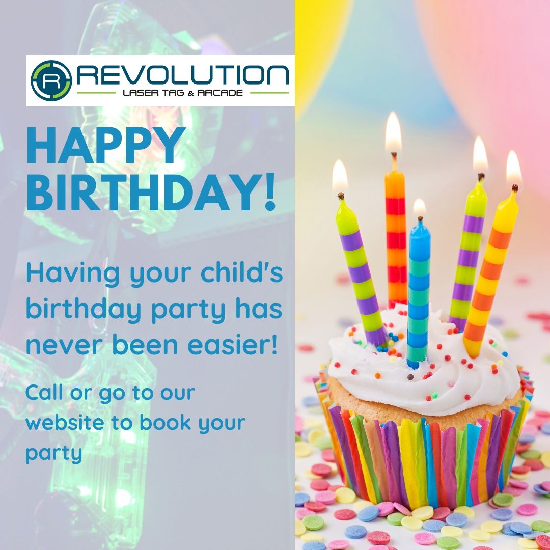 RevLaserTag's tweet photo. Our party pricing can be found on our website, https://t.co/x8cye94QL5, or you can give us a call (586) 791-5560, and we'll answer all your questions and get your party booked. 
We look forward to wishing your child a HAPPY BIRTHDAY! https://t.co/TDgWyGe9kt