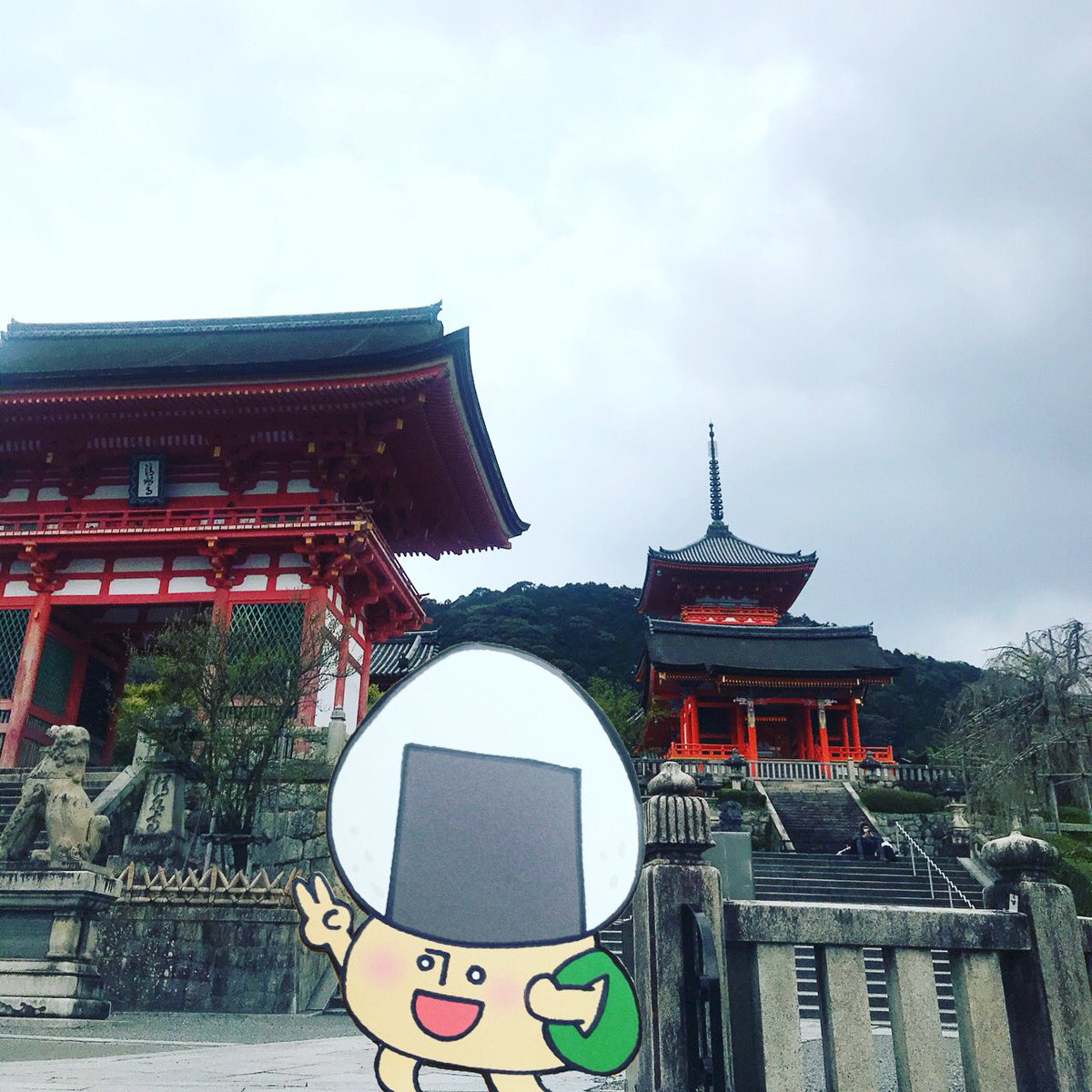 ট ইট র Yasijun コアラーイラストレーター おむすびきのこさんは京都が大好き お散歩途中に清水寺にやって来たよ Omusubi Mushroom Loves Kyoto Japan Kyoto Kyototrip Kyotojapan 日本 京都 京都観光 おむすびきのこさん Yasijun