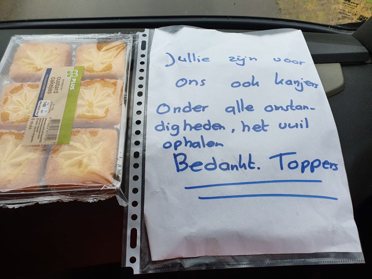 GemLopik's tweet photo. Vandaag waardering uit Lopik-dorp voor onze mannen van de #afvalinzameling. Wat een mooi gebaar. Hartelijk dank! #daslief #daslekker

#BlijfThuis #alleensamen #WijzijnLopik https://t.co/O8Zkd0JZlI