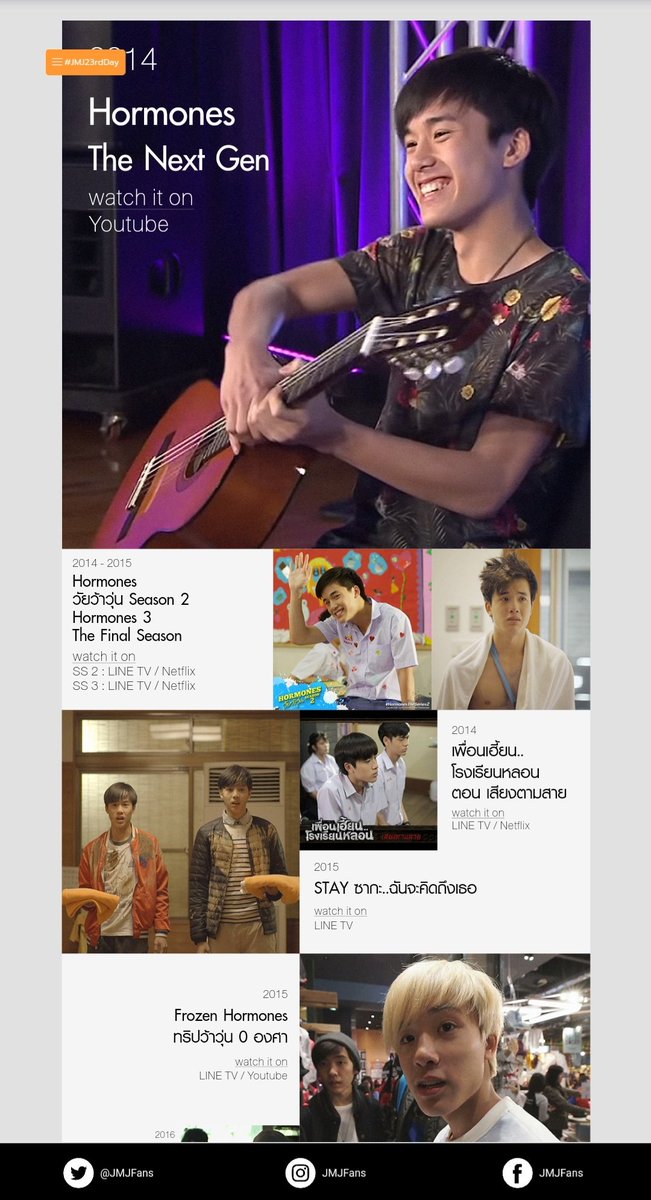 ดึกๆ ถ้าใครเหงา คิดถึงเจมส์ละก็
ตรงหน้า Career ใน Daretodefy.jmjfans.com
มีผลงานและลิ้งค์ต่างๆให้ดูด้วยย สามารถไปรับชมกันได้นะจ๊ะ

#JamyJamess
#TRINITY_TNT