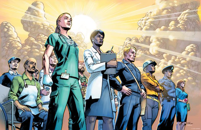 Saf-T-Gard (@saftgard) on Twitter photo Thank you to the essential and frontline workers for leaving your families to keep ours safe! #NationalSuperHeroDay
(Image Credit:@delgaduck <a href="/Marvel/">Marvel Entertainment</a>) Thank you to the essential and frontline workers for leaving your families to keep ours safe! #NationalSuperHeroDay
(Image Credit:@delgaduck <a href="/Marvel/">Marvel Entertainment</a>)
