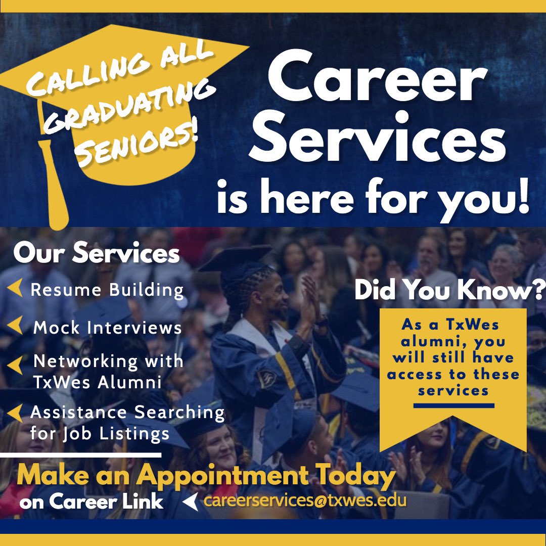 txwesSGA's tweet photo. Once a Ram, always a Ram. Even after you graduate, you’ll still have access to the tools Career Services offers students! Make sure you check them out, especially if you’re graduating!! https://t.co/glJOAFRZ0f