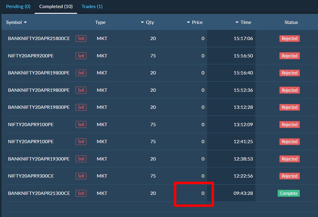 amitghosh_'s tweet image. The primary problem is - When you execute at the market price it shows 0 and You have to zoom further. Let me add orderbook functions to AliceBOT today #EveningProject #AliceBlueAntAPI