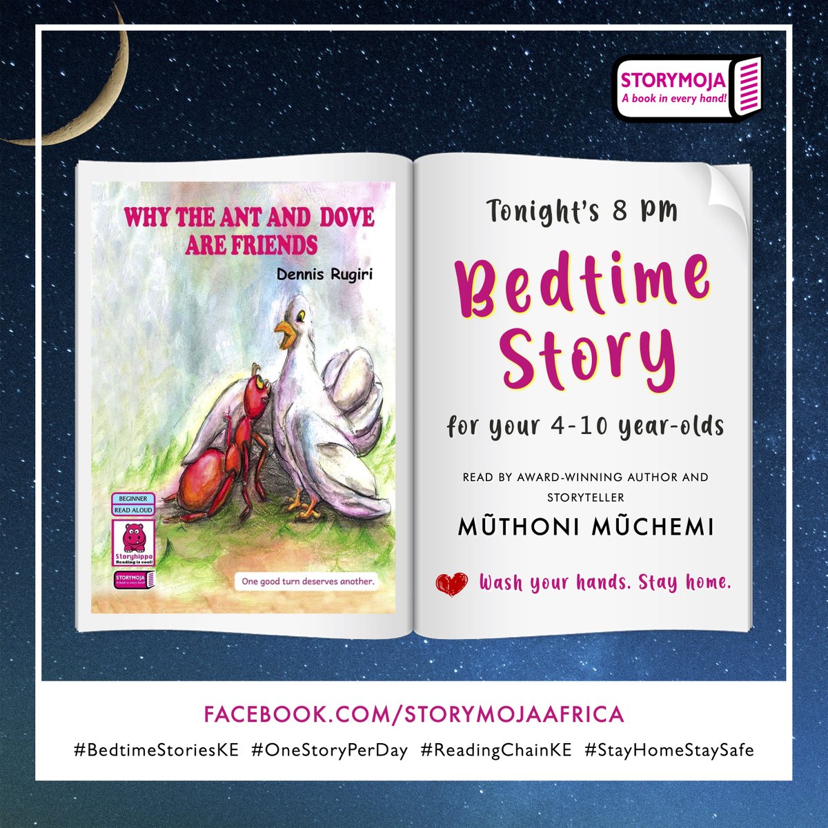 Storymoja's tweet photo. A friend in need is a friend indeed!
@MuthoniGarland @dennisrugiri #ReadinChainKe #OneStoryPerDay #BedtimeStoriesKe https://t.co/U5gD7jwkJc