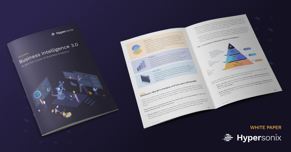 In our latest #whitepaper "Business Intelligence 3.0: AI and the future of Business Analytics", Hypersonix's Founder and CEO, Prem Kiran, explains how #AI is changing the future of decision-making. Download now: bit.ly/3eVaqg2