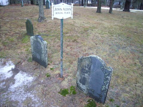the trouble starts 100 years later when everyone wants to start commemorate the pilgrims and Say Stuff About America by doing so. for one thing there are now three graveyards claiming to be the First/Most/Best pilgrim graveyard