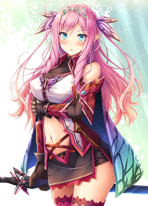 コミケが復活したときには女剣士の本を作りたいと考えております。 
