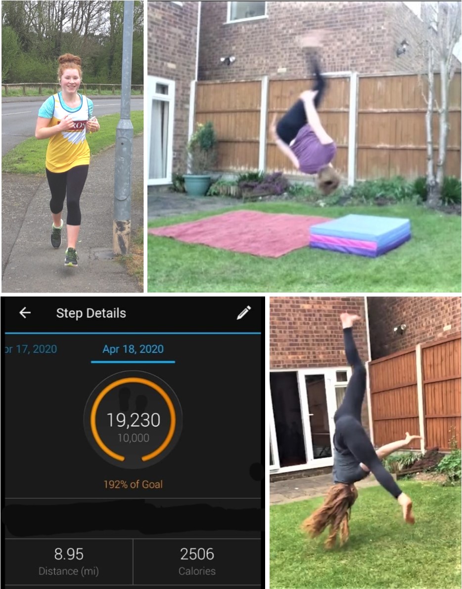 Yr 9 Hannah Wozencroft was supposed to do the LOROS Twilight Walk, due to the lockdown, this was amended to the Twi-night In, where you had to do 10,000 steps, which she did and more! 

She has currently raised £360!

Hannah's continues to practice her gymnastics too! 

#BGLC_PE