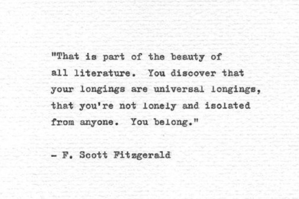 RalphEllisonOKC's tweet photo. The beauty of literature. A best friend who never leaves or judges. Grab your favorite Ellison and allow his words to touch you. #fitzgerald #literature #universal #readers #ralphellison #ralphellisonfoundation https://t.co/w4Vb834Y4x
