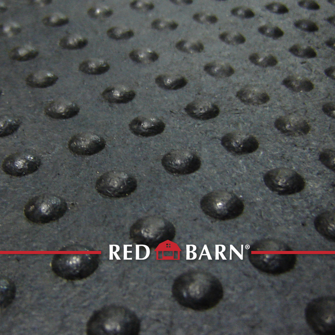 RedBarnMats's tweet photo. Slightly lighter weight mat, the "Dome Mat" has a dome top surface for traction and versatility. Excellent for stalls, wash bays, tack rooms and other areas around the farm. Made of 100% recycled vulcanized rubber. #redbarn #rubbermats #nwr #nwrfarm #farmfamily #farm #horses https://t.co/Dq4HwGQTKl