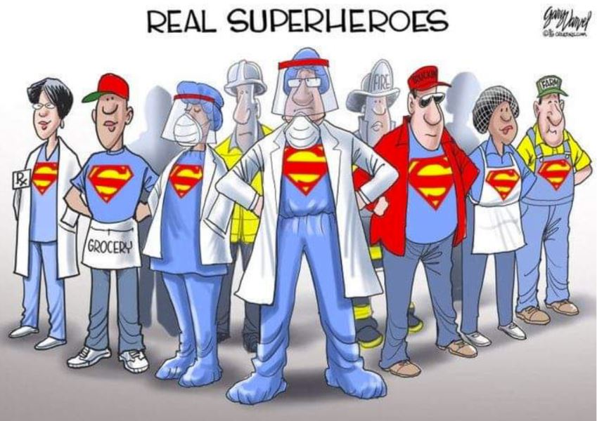 Today, April 28, 2020 The National Day of Mourning and National SuperheroDay is not only a day to remember and honor those lives lost or injured due to a workplace tragedy, but also a day to thank all our heroes past and present! #dayofmourning #NationalSuperheroDay