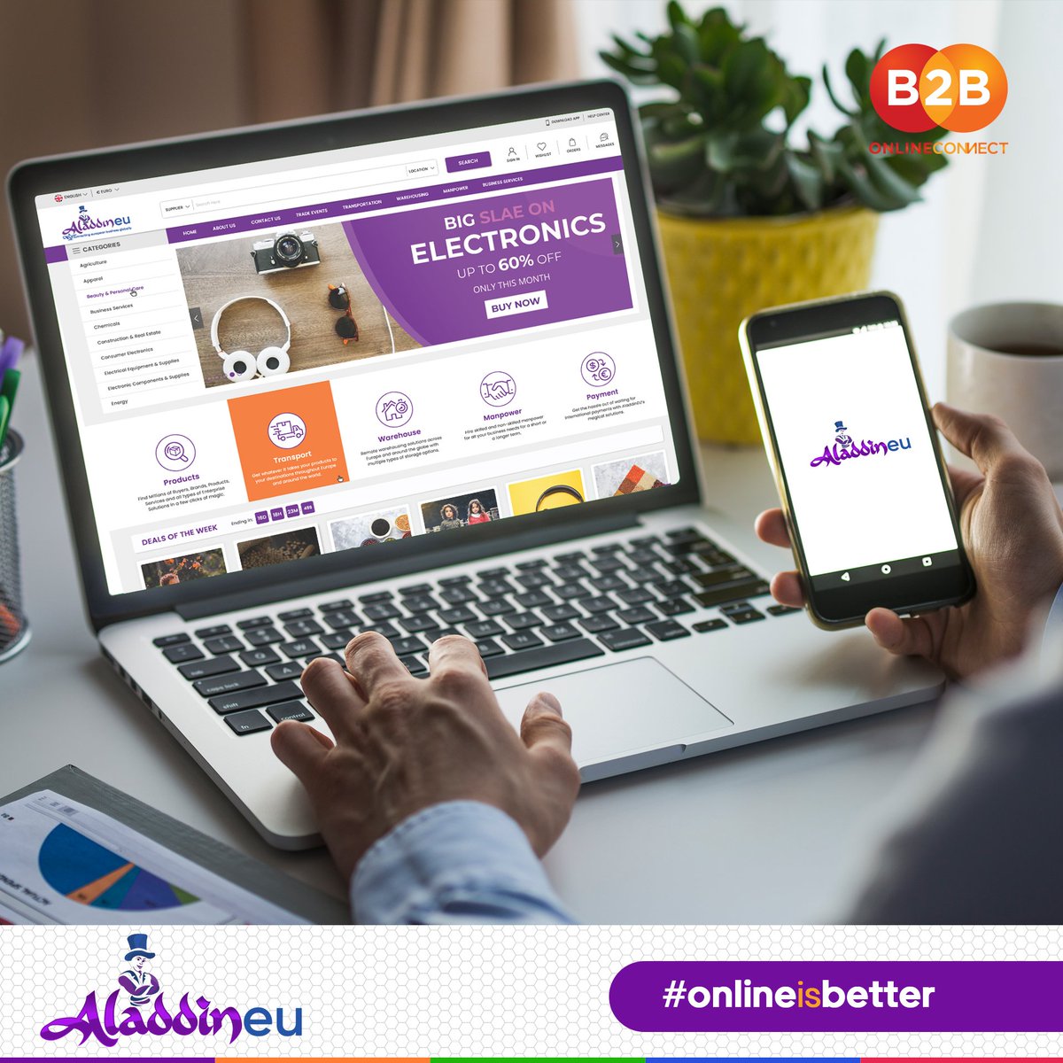 Register at Aladdineu Now and Enjoy Tools Designed to Manage & Expand your Business Online With Ease. 
-
-
👉👉👉aladdineu.com
-
-
#aladdineu #aladdineub2b #purplemagic #b2b #b2bmarketing #b2bplatform #sales #b2bagency #businessexpo #europe #italy #unitedkingdom