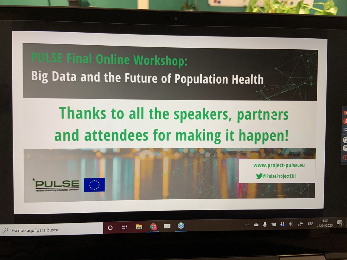 ValentinaTageo's tweet image. Lots of congrats messages from everywhere after the @PulseProjectEU1 final workshop: when you have a great team, fantastic partners, great content &amp;amp; high quality, this is what happens! #COVIDー19 is keeping us at home but won’t stop us helping #science progress✊🏻...thanks!!👏👏👏