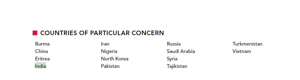 asadowaisi's tweet photo. Despite @PMOIndia hosting #NamasteTrump, the USCIRF report puts India in august company of Burma, Pakistan, North Korea & SYRIA. USCIRF has recommended SANCTIONS against India, among other measures. Clearly all that hugging did not help. Maybe next you could try actual diplomacy? https://t.co/PFou7JMABm