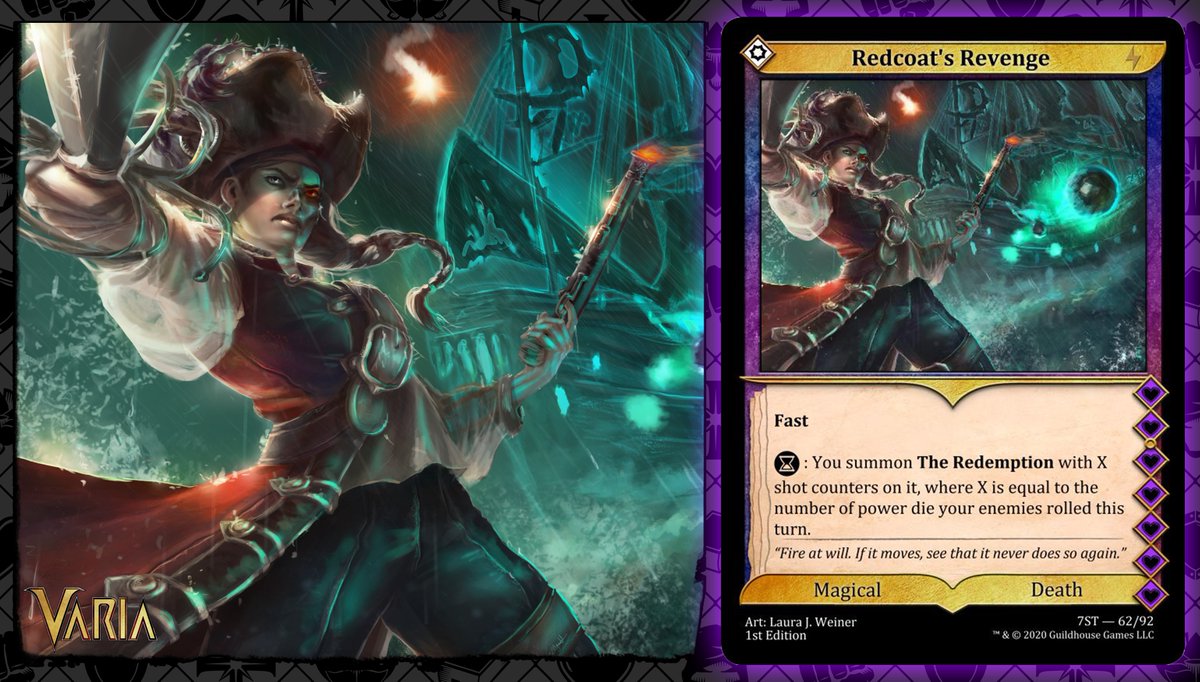 PlayVaria's tweet photo. ☠️Merciless☠️

Want to end things in style?

This class will blow your enemies away.

Summon a spectral pirate ship, and watch it annihilate anyone foolish enough to run.

https://t.co/690OXsS8Gh

Art: @EllyettWee https://t.co/zhHZS5OY63