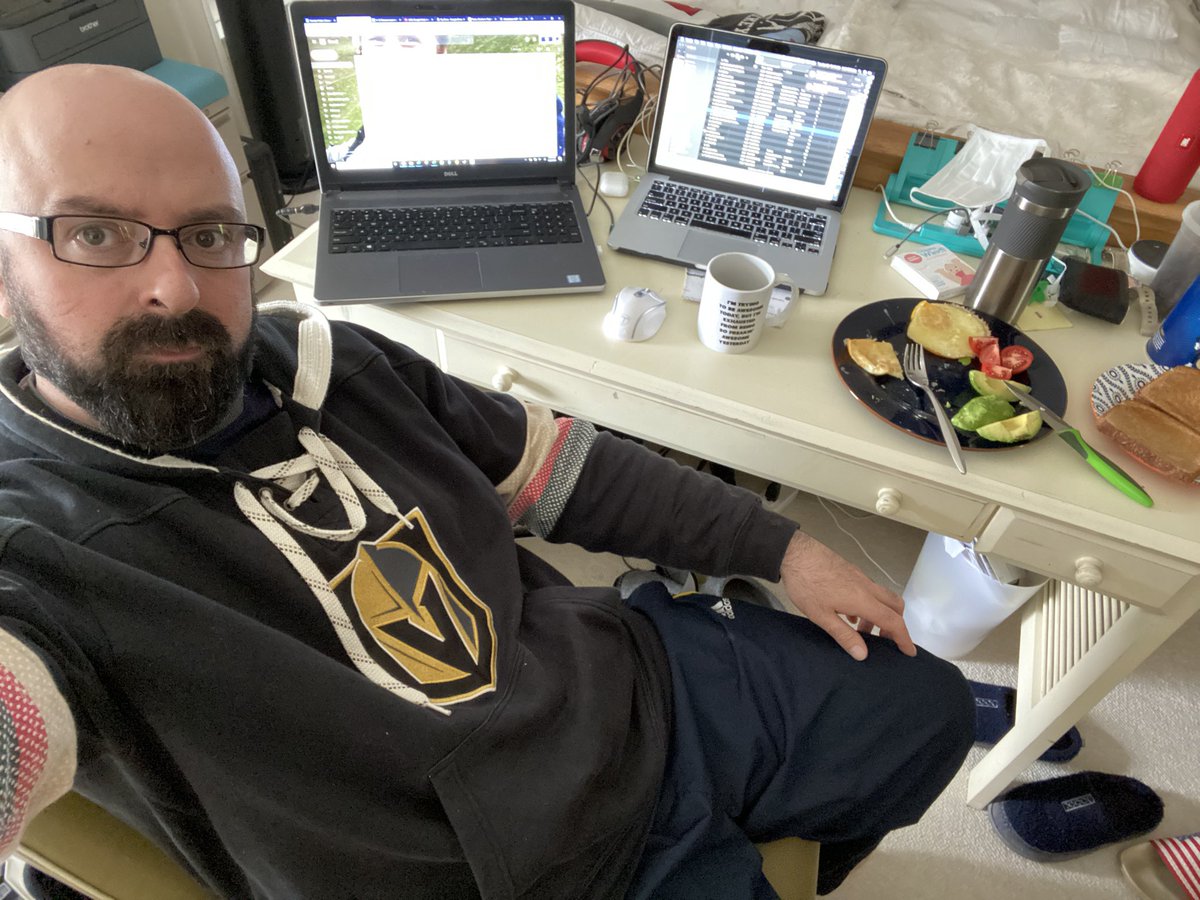 I know today is “workout gear” day for spirit week at <a href="/PlattLive/">Platt Live</a> Platt HS. However, tbh it’s been a while since I’ve worked out. Here is a pic of me in workout type clothing eating a late breakfast #Platt @BlytheHistory #WeGotThis #ThisIsWhyWeCantHaveNiceThings #BeBraveDontShave