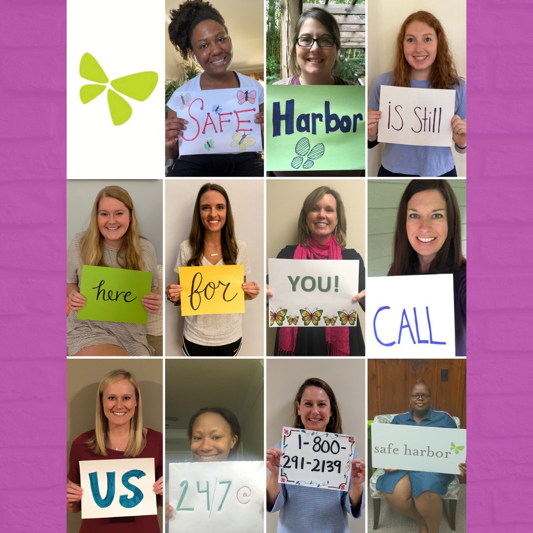 SafeHarborInc's tweet image. We may be at least 6 feet apart but Safe Harbor is still here for you! Call us 24/7 at 1-800-291-2129

#SafeHarbor #CallUs #DomesticViolence #WeCanHelp #EveryoneDeservesToFeelSafeAndValuedInTheirRelationships