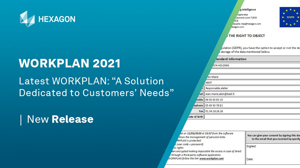[NEW RELEASE 2021] 🆕
Latest #WORKPLAN: “A Solution Dedicated to Customers’ Needs”
👉 hxgn.biz/3aJ79Nx

WORKPLAN 2021, enhances automation and flexibility to further cement its integration into the sheet metal market.

#MakeItSmarter #NewRelease <a href="/Hexagon_ps/">Hexagon Production Software</a>