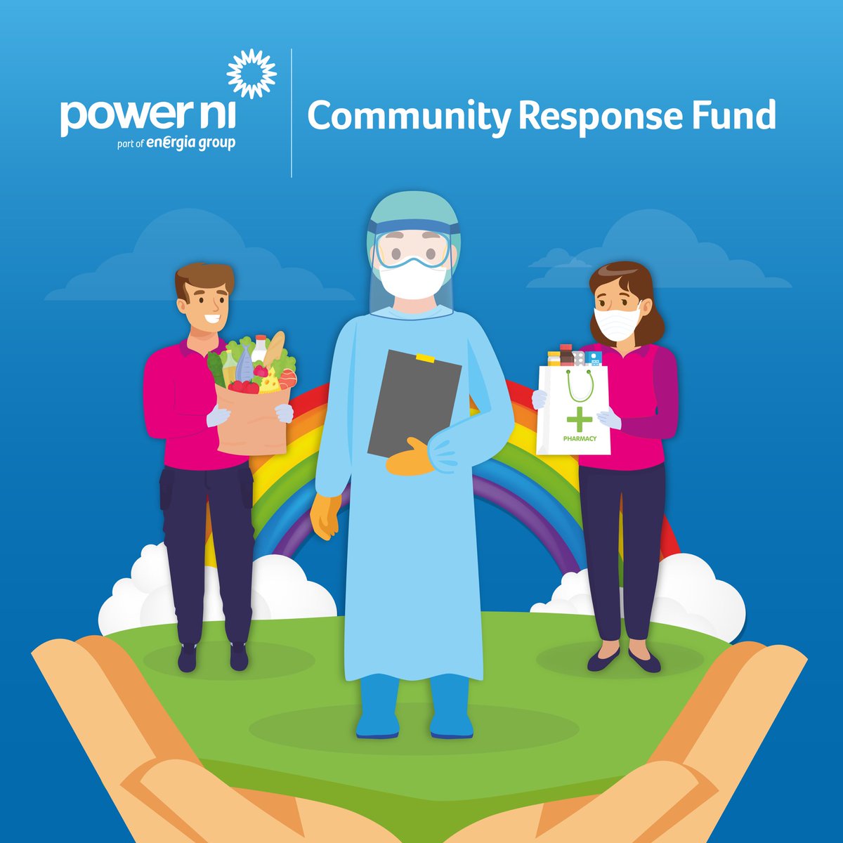 BanbCHSuppGrp's tweet photo. Thanks @PowerNI ❤️ Delighted to receive a donation from the Community Response Fund, as nominated by our support group volunteer &amp; Power NI staff member, Amy. This allows @nichildrenshosp to buy 25L of hand sanitiser for staff &amp; patients 💜 #poweringtogether https://t.co/CX7RNaY94L