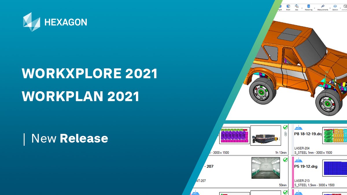 [NEW RELEASE 2021]

🆕 WORKXPLORE 2021
Easier Assembly Highlighting in Latest #WORKXPLORE
👉hxgn.biz/2KFdMG5

🆕 WORKXPLAN 2021
Latest #WORKPLAN: “A Solution Dedicated to Customers’ Needs”
👉hxgn.biz/3aJ79Nx

#MakeItSmarter #NewRelease #HexagonProductionSoftware