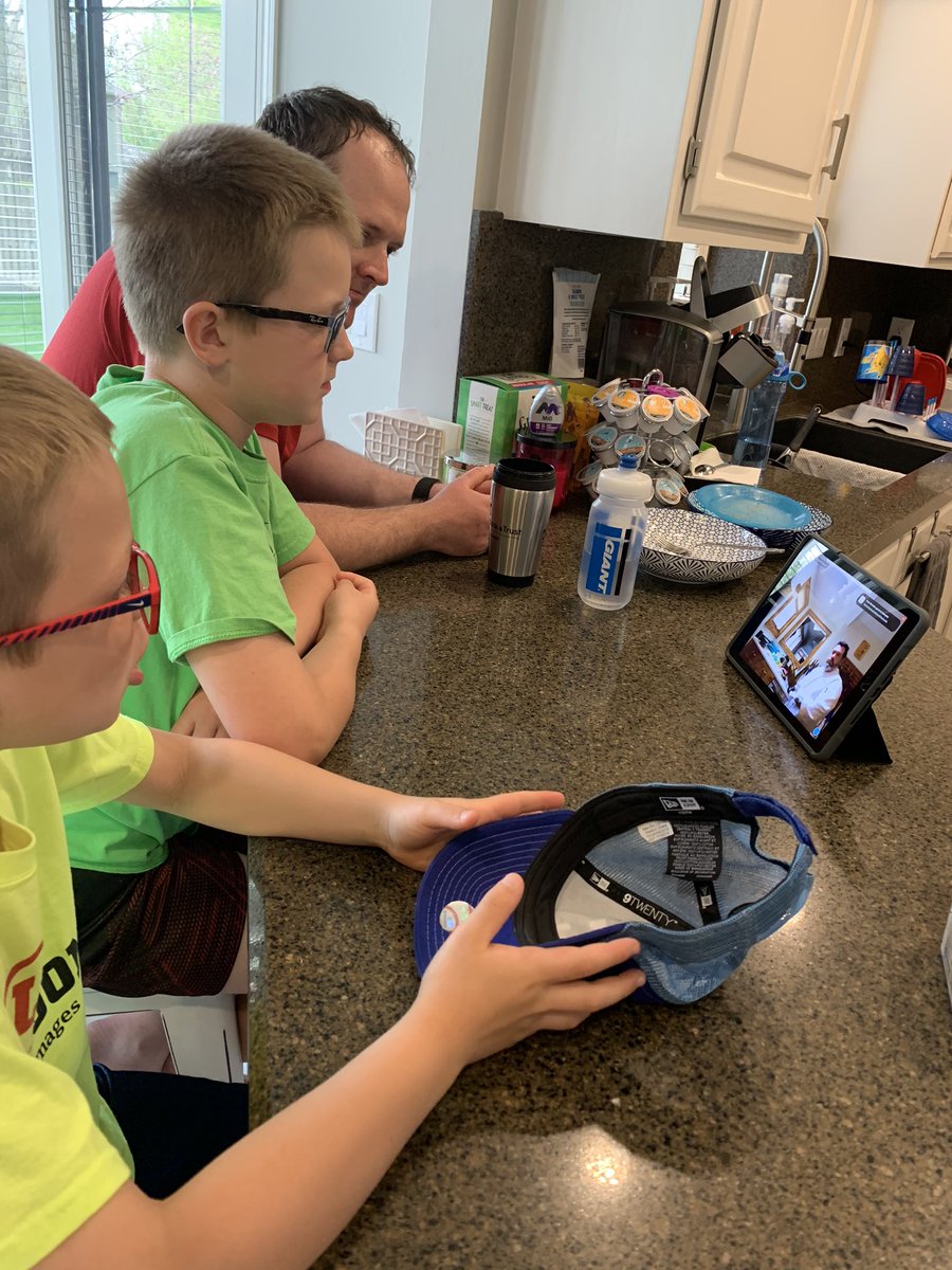 We may not be at school, but we can still get our cooking and nutrition lesson. This is awesome!! We feel like we are watching the cooking channel, but this is more fun! <a href="/mharrismps/">Marti Harris</a> @MissHevelone Thanks Chef Peter and Anna!!