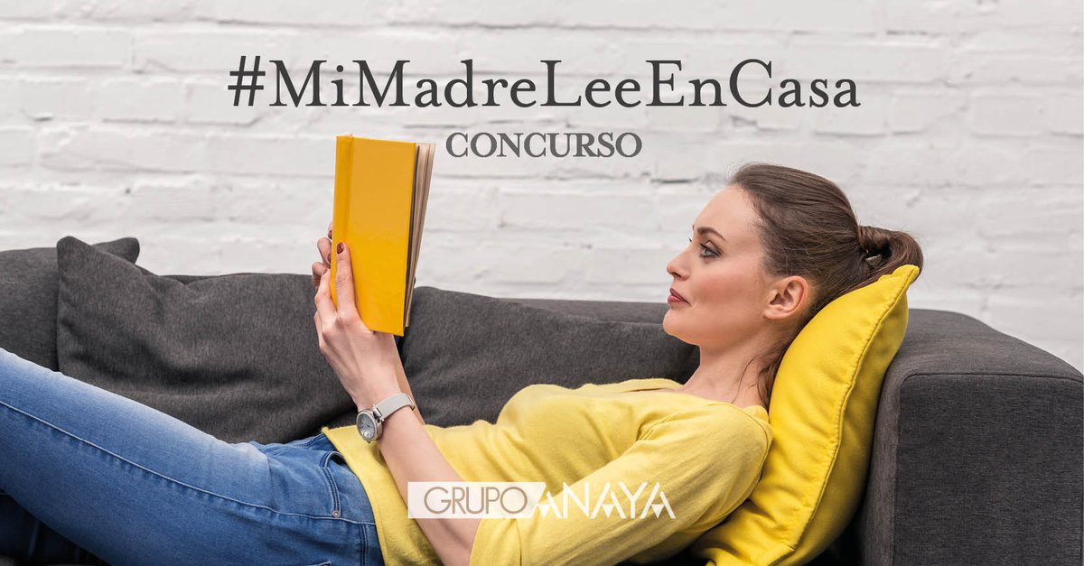 BovedaEd's tweet image. ¡Atención! ¡#Sorteo!
Grupo Anaya sortea un lote de libros valorado en 200 euros para celebrar el #DíaDeLaMadre sólo tienes que seguirnos y subir una foto de tu madre leyendo con #MiMadreLeeEnCasa
¡Tienes hasta el 3 de mayo! 
Bases: bit.ly/2yKcy9Z