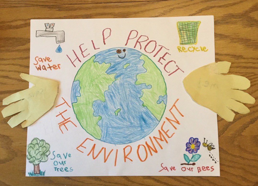 mrswilsonsones's tweet photo. Jonathan’s amazing Earth Day poster !!! #savethebees #saveourtrees @EcoSchoolsHDSB https://t.co/oIsYehTsZe