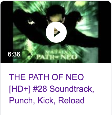  #Funfact "Punch, Kick, Reload" is the soundtrack for "Path of Neo" a spin-off video game from The Matrix series, which was released on Nov 2005. In this game, players control the character Neo, participating in scenes from the films. #NCT127    #NCTDREAM  