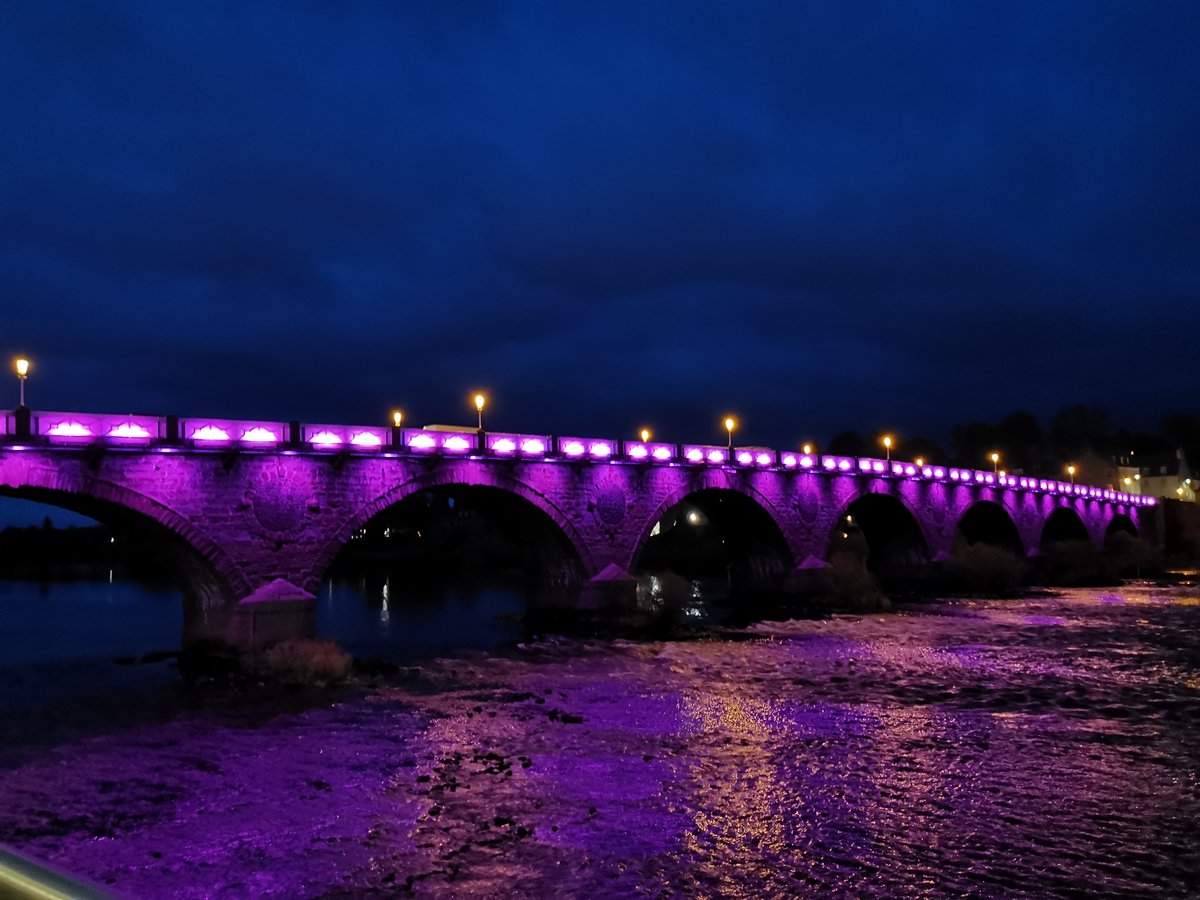 In honour of International Workers Memorial Day and in memory of #frontlinestaff and #keyworkers who have sadly lost their lives as we respond to #coronavirus we will be lighting up Perth Bridge in purple tonight #IWMD20