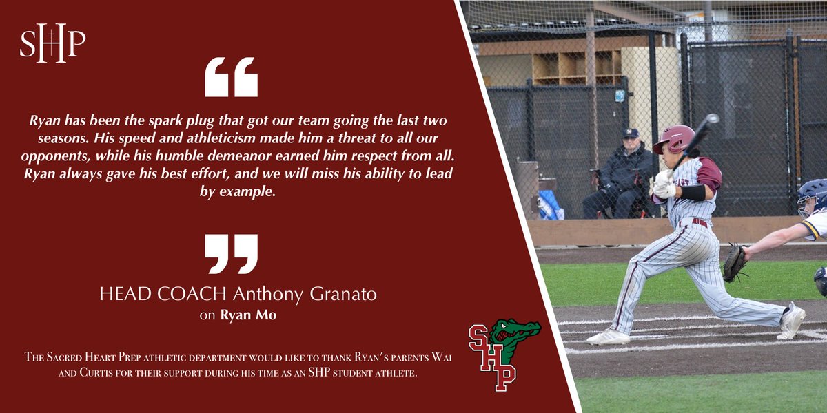 🚨 SENIOR SPOTLIGHT 🚨

Today, we honor seniors <a href="/RonanDonne11y/">Ronan Donnelly</a> and Ryan Mo of the SHP Baseball team! 

On behalf of the SHP Athletic Department, we would like to thank Ronan and Ryan for their dedication and commitment to the success of the Baseball program!