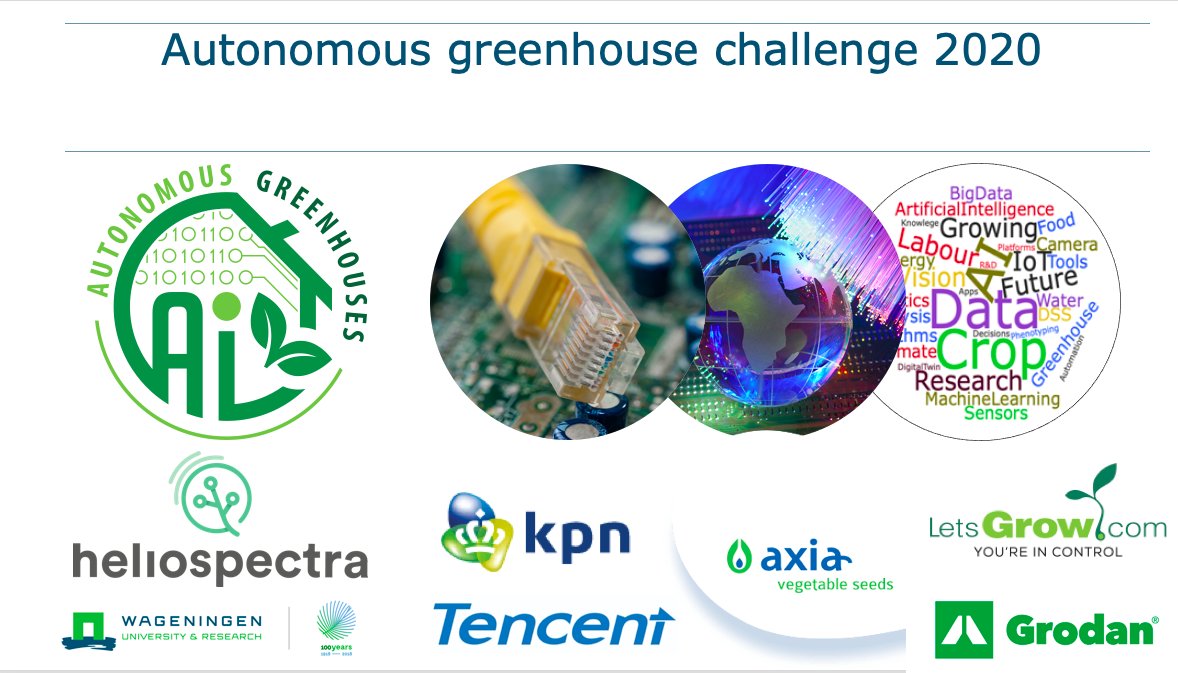 AutoGreenhouses's tweet photo. Autonomous Greenhouse challenge: Only 2 months left until  end of experiment! Take a tour through the autonomous greenhouses, listen to Dutch reference growers, organizers and AI teams! Enjoy the video! https://t.co/kVtKFbSxf9
See more info on https://t.co/ZQEAPrLfvT https://t.co/u0EWunIMfX