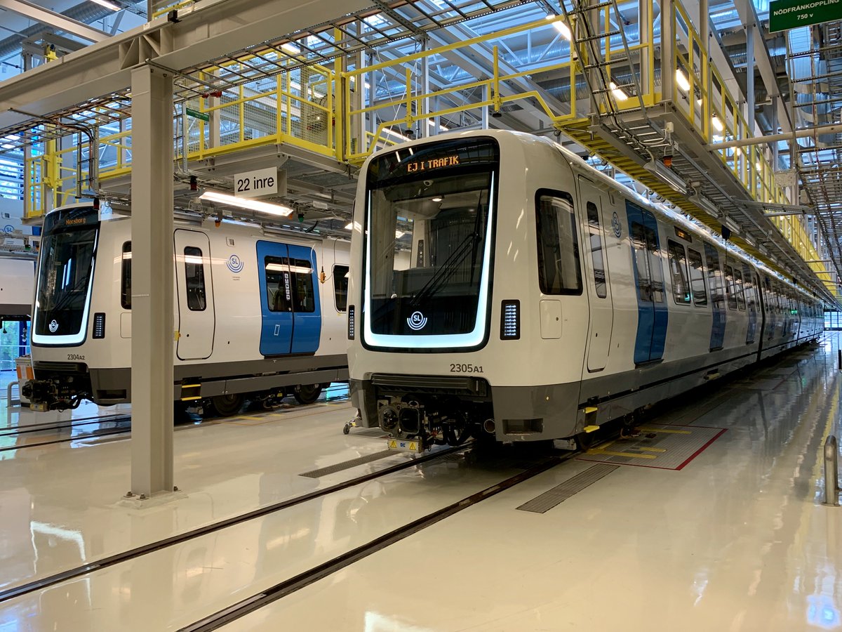 ttransithub's tweet image. Stockholm 🇸🇪

MOVIA Metro C30

Entered operation at the end of 2019 on the Red Line with 90 fully automated cars. Bombardier won the prestigious GOOD DESIGN Award for this design which is a clear expression of Scandinavian style that will become an unmistakable city icon.