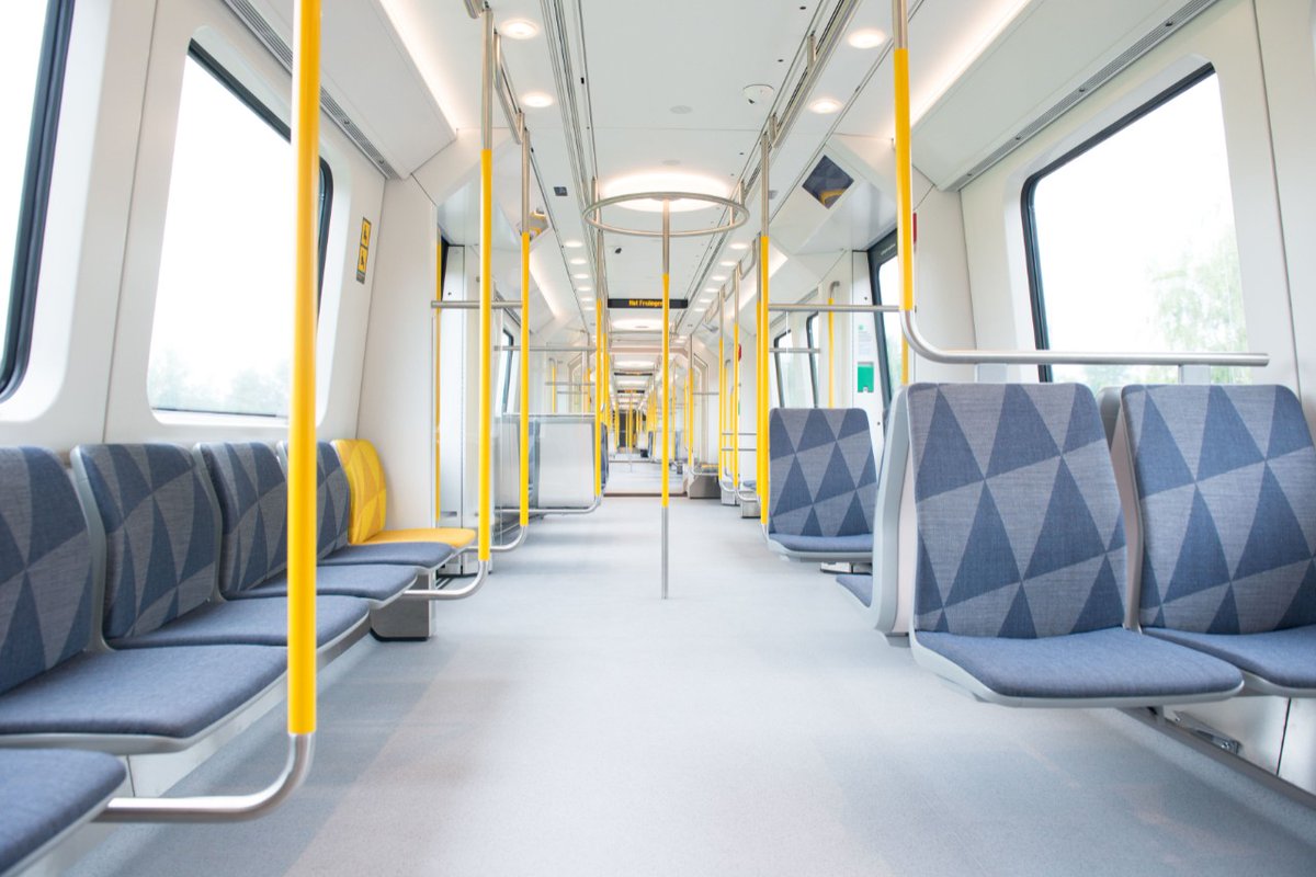 ttransithub's tweet image. Stockholm 🇸🇪

MOVIA Metro C30

Entered operation at the end of 2019 on the Red Line with 90 fully automated cars. Bombardier won the prestigious GOOD DESIGN Award for this design which is a clear expression of Scandinavian style that will become an unmistakable city icon.