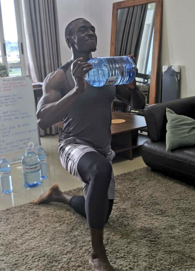 Get fit while gyms are closed, through home fitness sessions with "Gym2u" at 6:30 AM (CAT) live every morning on Zoom. Link below....

us02web.zoom.us/j/488280435