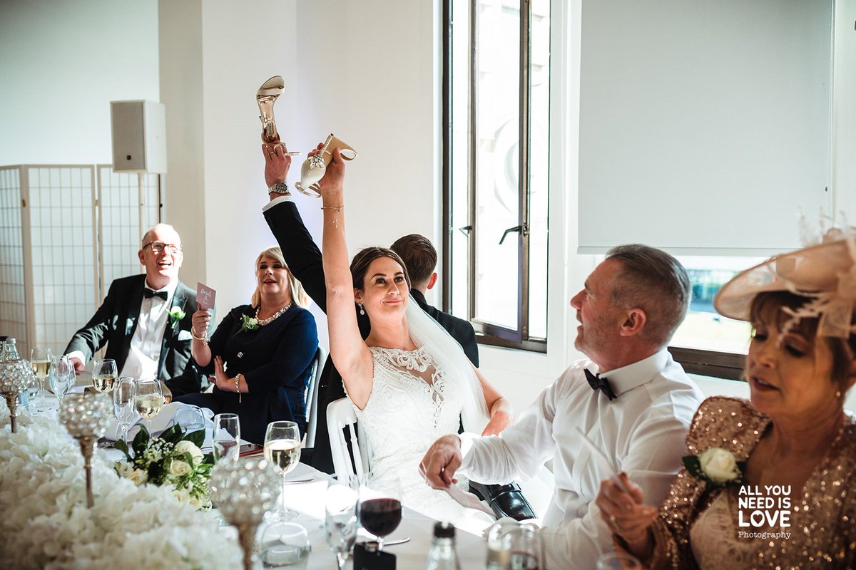 beckimcphillips's tweet photo. Here's today's photo. Elliott and Natalie smashing the Mr &amp; Mrs game. Absolutely love photographing this, it's always so much fun! Also, who doesn't want to put their fabulous wedding shoes in the air? 

#jimmychoo #weddinggames #weddingshoes #liverpool #lockdownweddingpalnning https://t.co/vFQoEfIbSG