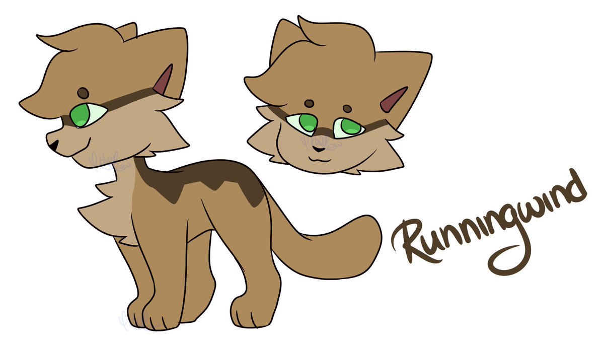 warriorsanimatd's tweet photo. Warrior Cat of the Day #23 - Runningwind!

This is the official Warriors Animated design for Runningwind, as he appears in Into The Wild ✨

#wcotd #warriors #warriorcats #erinhunter #runningwind #intothewild https://t.co/EEuUsb8aLg