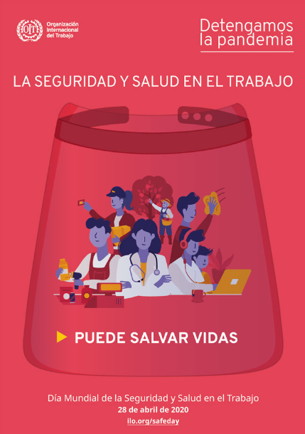 humishock's tweet photo. Hoy 28 de abril se celebra en todo el mundo el Día Mundial de la Seguridad y la Salud en el Trabajo, proclamado por la Organización Internacional del Trabajo (OIT).
En 2020, la campaña se centra en abordar el brote de COVID19 #EnsEnSortirem #JuntosSaldremosAdelante #humishock https://t.co/kFwIrxSH9X