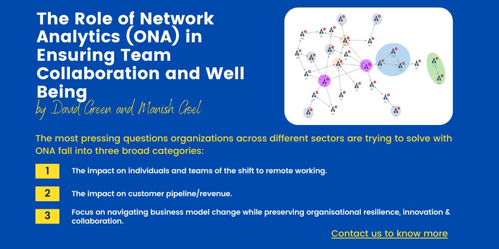 TrustSphere’s CEO <a href="/manishgoel/">Manish Goel</a> collaborates with global People Analytics leader <a href="/david_green_uk/">David Green</a> on The Role of #NetworkAnalytics (#ONA) in Ensuring Team #Collaboration and #WellBeing 
Read more: lnkd.in/gCwyhxs
