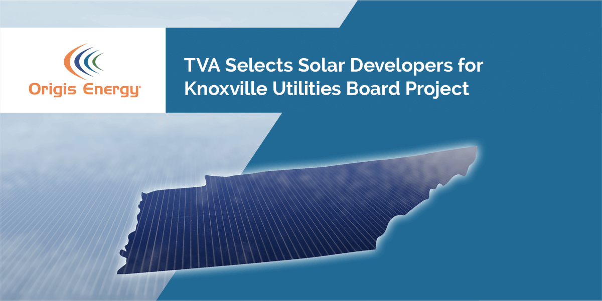 OrigisEnergy's tweet photo. This week @TVAnews announced @FirstSolar and Origis Energy to develop 212 MWAC of solar power to fulfill @KnoxKUB March 2020 commitment to new renewable energy.

https://t.co/lYToljjBgH

#renewableenergy #solar https://t.co/vkyx9iuZrg