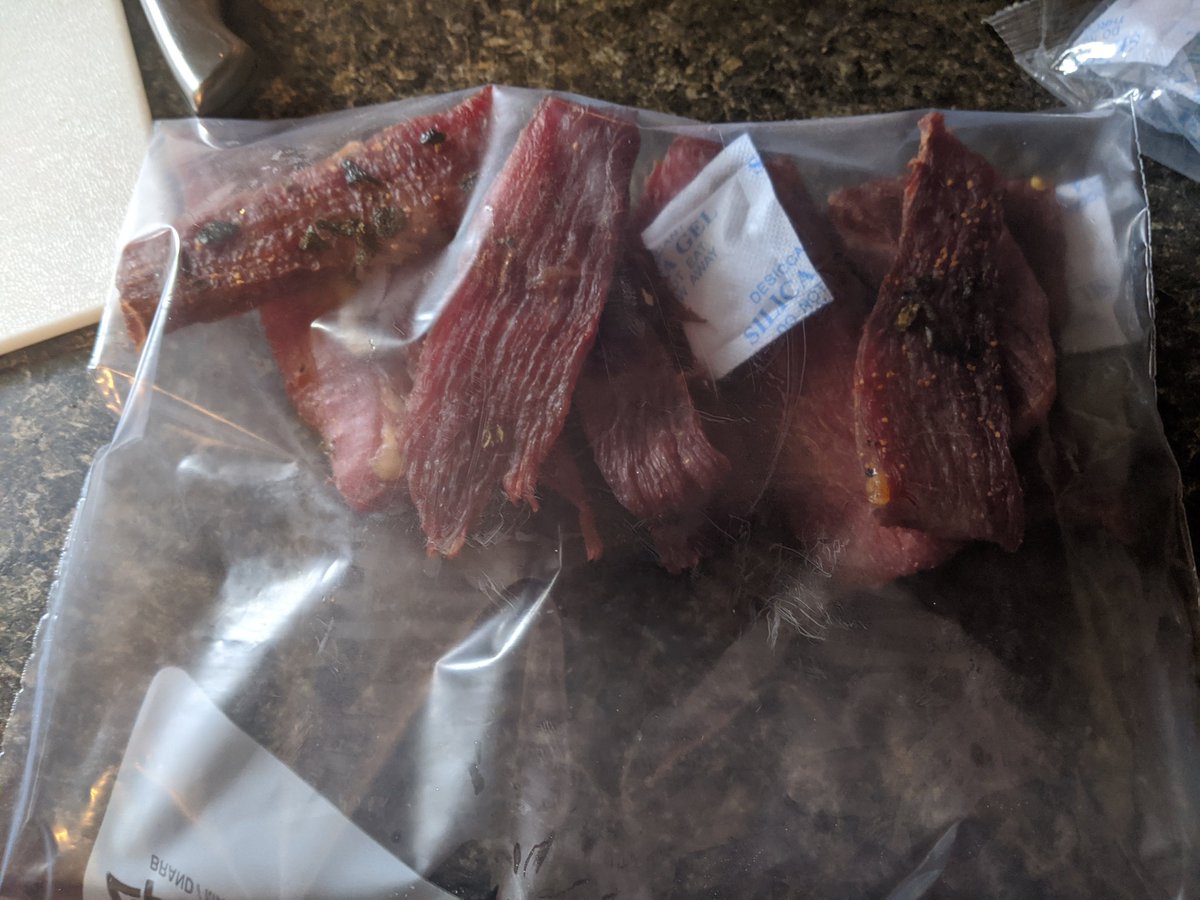 Nothing better to do than stay home and make jerky all day