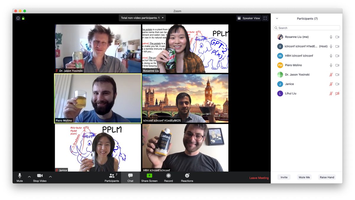 savvyRL's tweet image. Poster session againnnnn! Come have a drink w/ us and chat about #PPLM at #ICLR2020