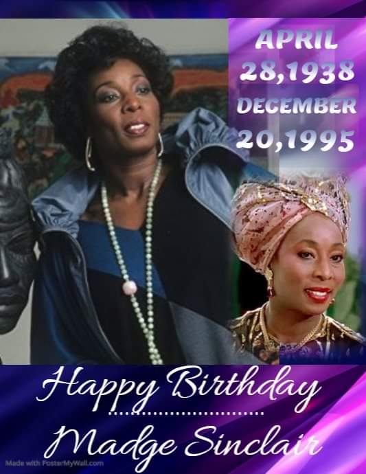 Happy Birthday to the late & great Actress Madge Sinclair!! 