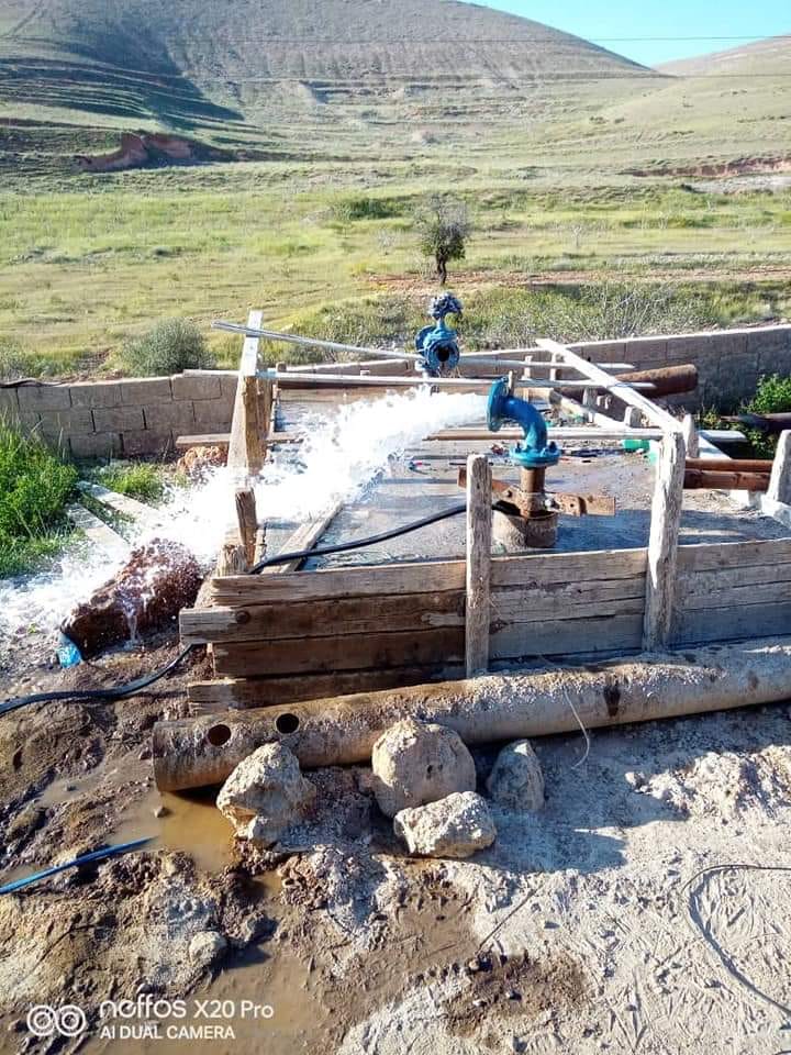 AymanDas1's tweet image. #Local_Development Committee (LDC), a self-financed body in #Al_Tal_city (administratively part of the #Rif_Dimashq Governorate), succeed in drilling and operating a well and working on 3 wells to prevent water shortages in the Summer.
