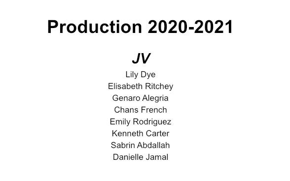 jpsfalcondrama's tweet photo. Thank you to everyone who auditioned! We’ll be creating a GroupMe for both groups closer to the end of the school year. https://t.co/Ral4hy6rOB