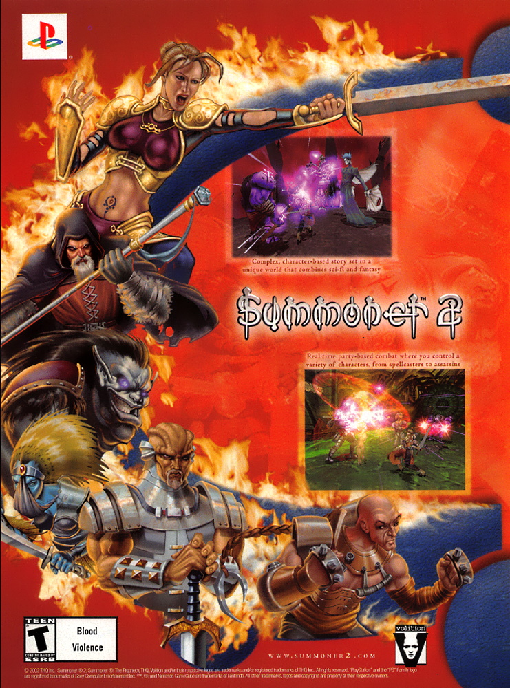 ManxRetro's tweet photo. Game: Summoner 2
Media: Magazine advert
Year: 2003
Platform: PS2
Buy this historic game at: https://t.co/gKyW0q8jm8
#retrogames #retrogaming #GamersUnite #PS2 #Playstation2 #PS2sDay #Summoner2 #THQ #Volition @Anim8der https://t.co/TrgopTMkl5