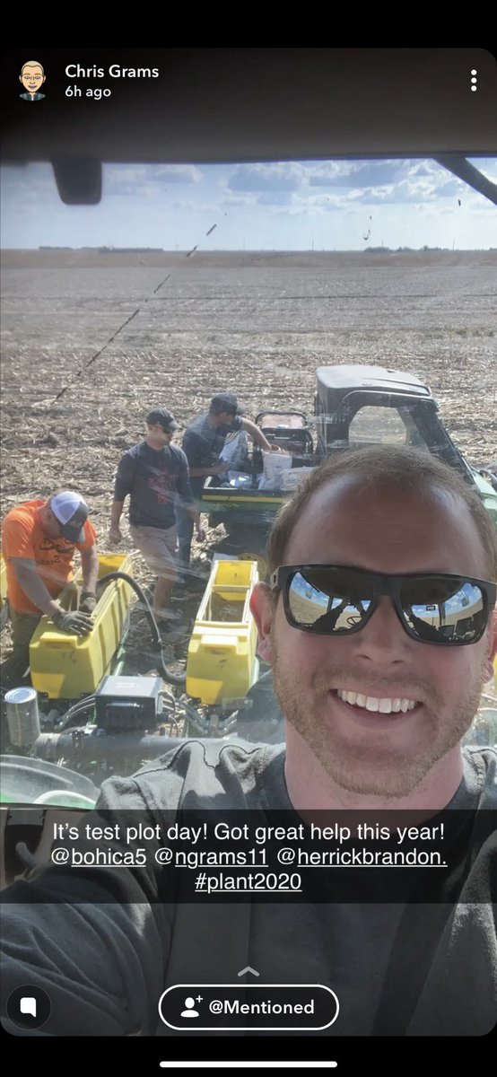 grams_nic's tweet photo. On this past weekend’s episode of “Doctor &amp; Financial Planner Farm America” we put in a #Pioneer Test Plot for Boldt Seeds and @chris_grams @bohica5 https://t.co/UHxa4nBbWf