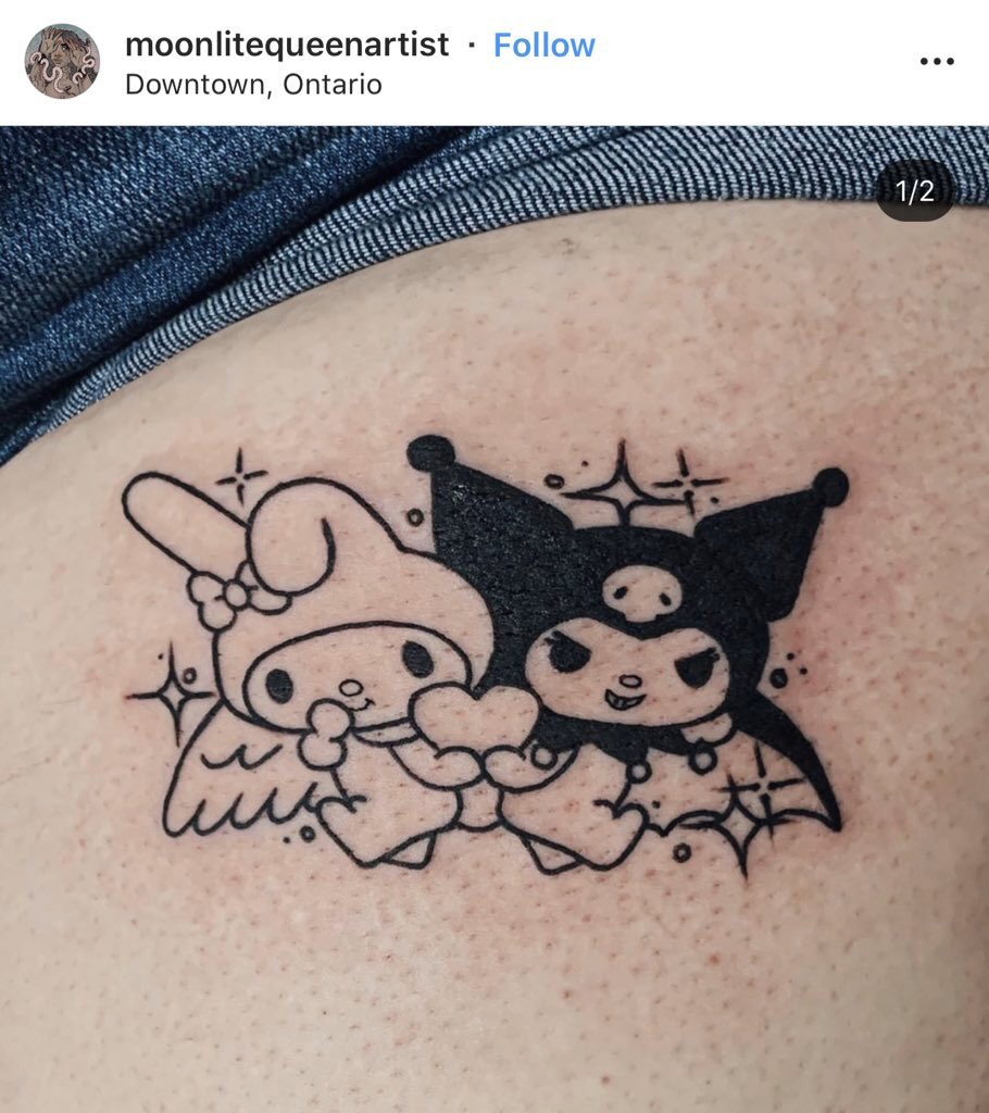 2345 curtidas 23 comentários  androidoh no Instagram Custom Kuromi  My  Melody for gothbitchvenus SWIPE TO SEE DETAILS T  Tattoos Animal tattoo  Piercing