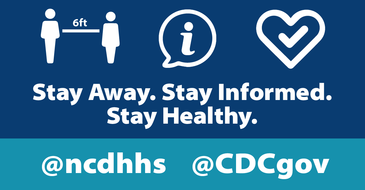 ncdhhs's tweet photo. Stay as healthy as possible to reduce risk of severe #COVID19 illness:
✔️ Eat healthy, exercise, get rest. This will help you recover if sick
✔️Quit smoking or vaping
✔️ Diabetes or high blood pressure? Keep blood sugar or blood pressure in control
https://t.co/YgQq5jFzrt https://t.co/vvt9JmSP9k