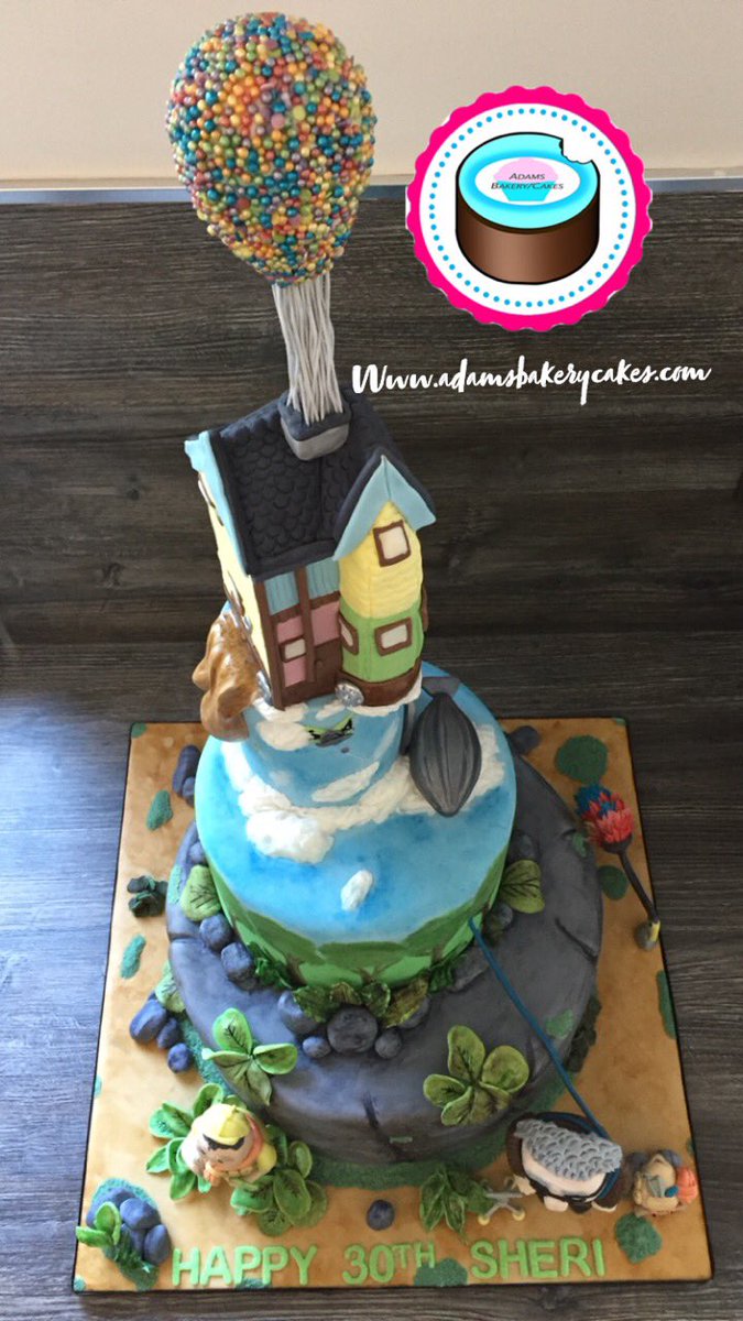 adamsbakerycake's tweet photo. WOW!!!! What a cake! #disneyup themed birthday cake for one lucky lady! 4 tier cake,This was around 3ft tall and let’s say we had a job getting in the car 🚗! #sheffieldissuper #sheffield #cakemaker #cakedecorating #massaticino #cakedecoratingcompany #SouthYorkshire https://t.co/0J7cLVdTuE