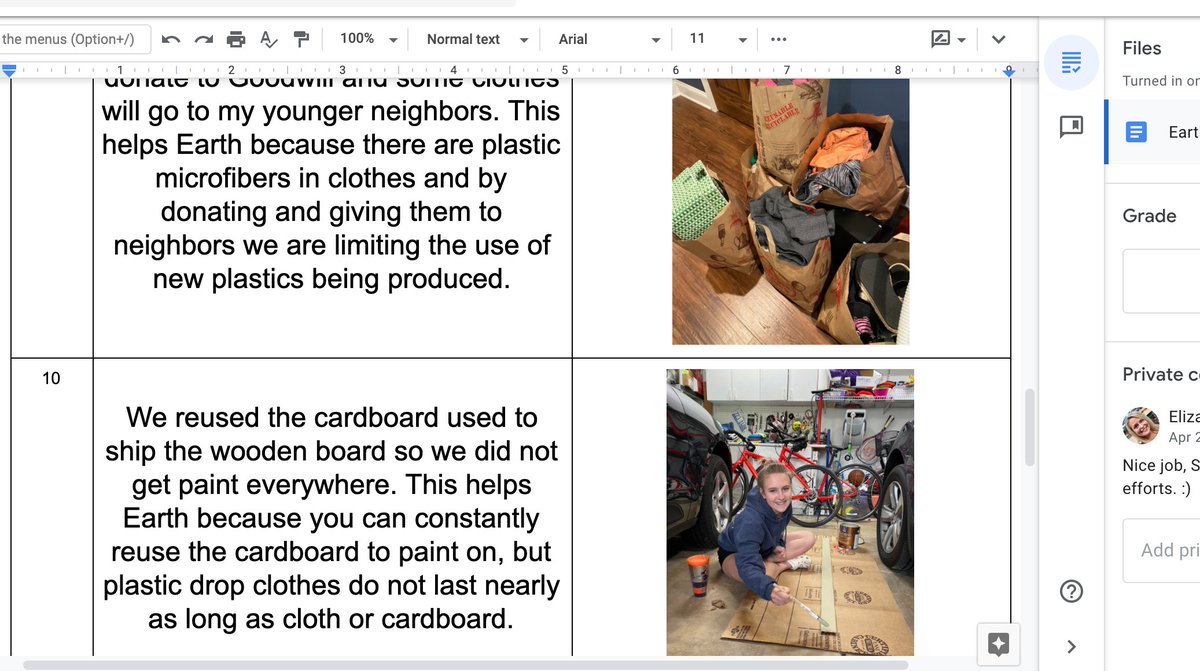 lizkaleta's tweet photo. 8th grade students @jcdsps were busy with their Earth Day Choice Boards. I absolutely love their eco efforts! #dunhamSTEM #EarthDay #remotelearning https://t.co/8I0hpzJO0L